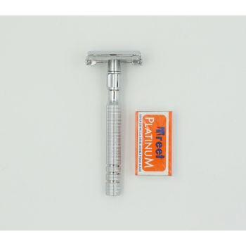 Vintage Double Edge Razor with Heavy Duty Handle